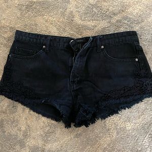 Black wash Forever 21 shorts
